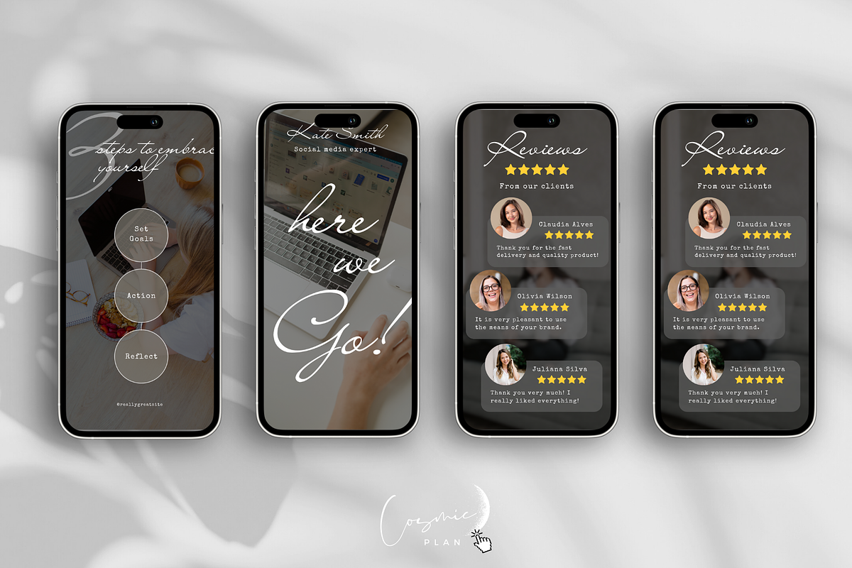 Life Coach Instagram Canva Templates, a Social Media Template by Cosmic Design (Photo 4 of 7)