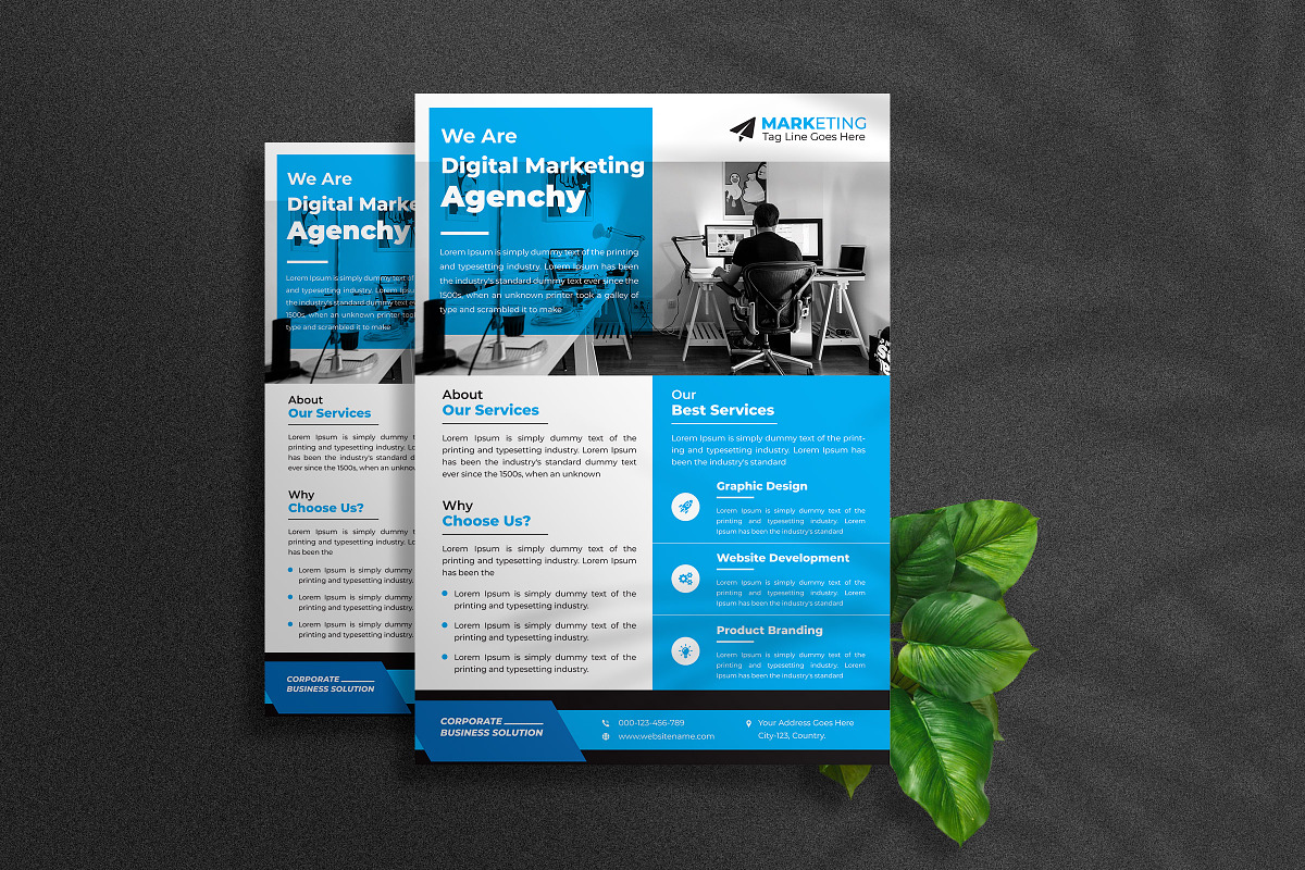 Corporate Theme Business Flyer, a Flyer Template by Graphiexperto (Photo 6 of 6)
