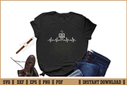EKG Line Heartbeat HVAC Technician, a Healthcare Illustration by Handy Arts Studio (Thumbnail 2 of 3)