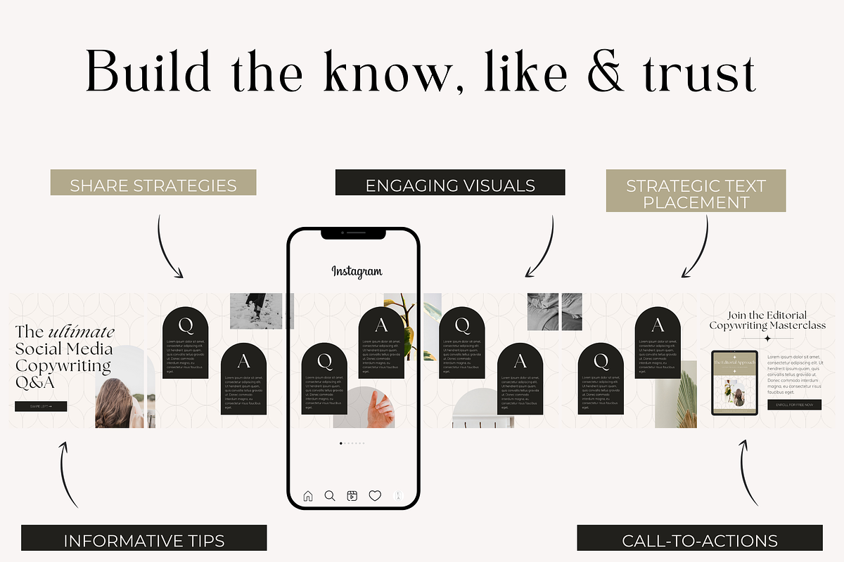 Instagram Carousel Post Luxe Canva, a Social Media Template by HerstedHertz (Photo 8 of 10)
