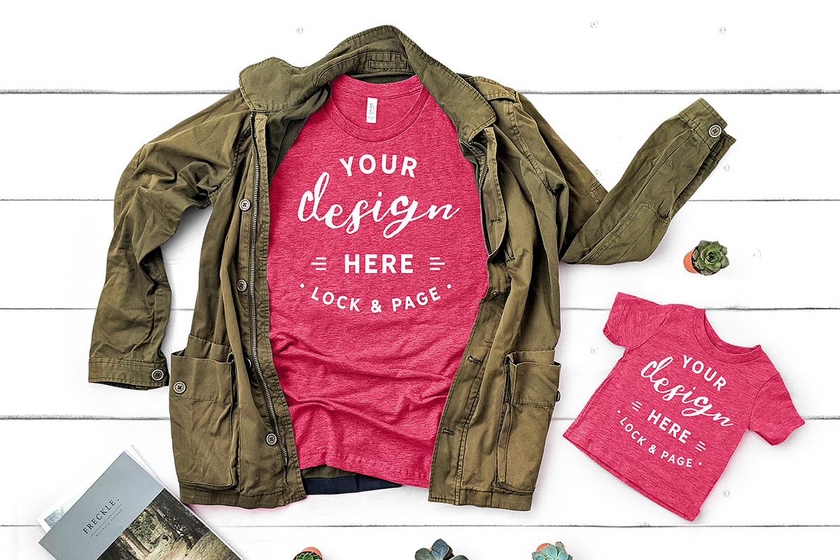 T-Shirt Mockup Bundle Bella Canvas, a Shirt Mockup by lock and page (Photo 33 of 71)