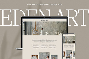 Showit Website Template for Artists, a Websites & App Template by Starline Creative