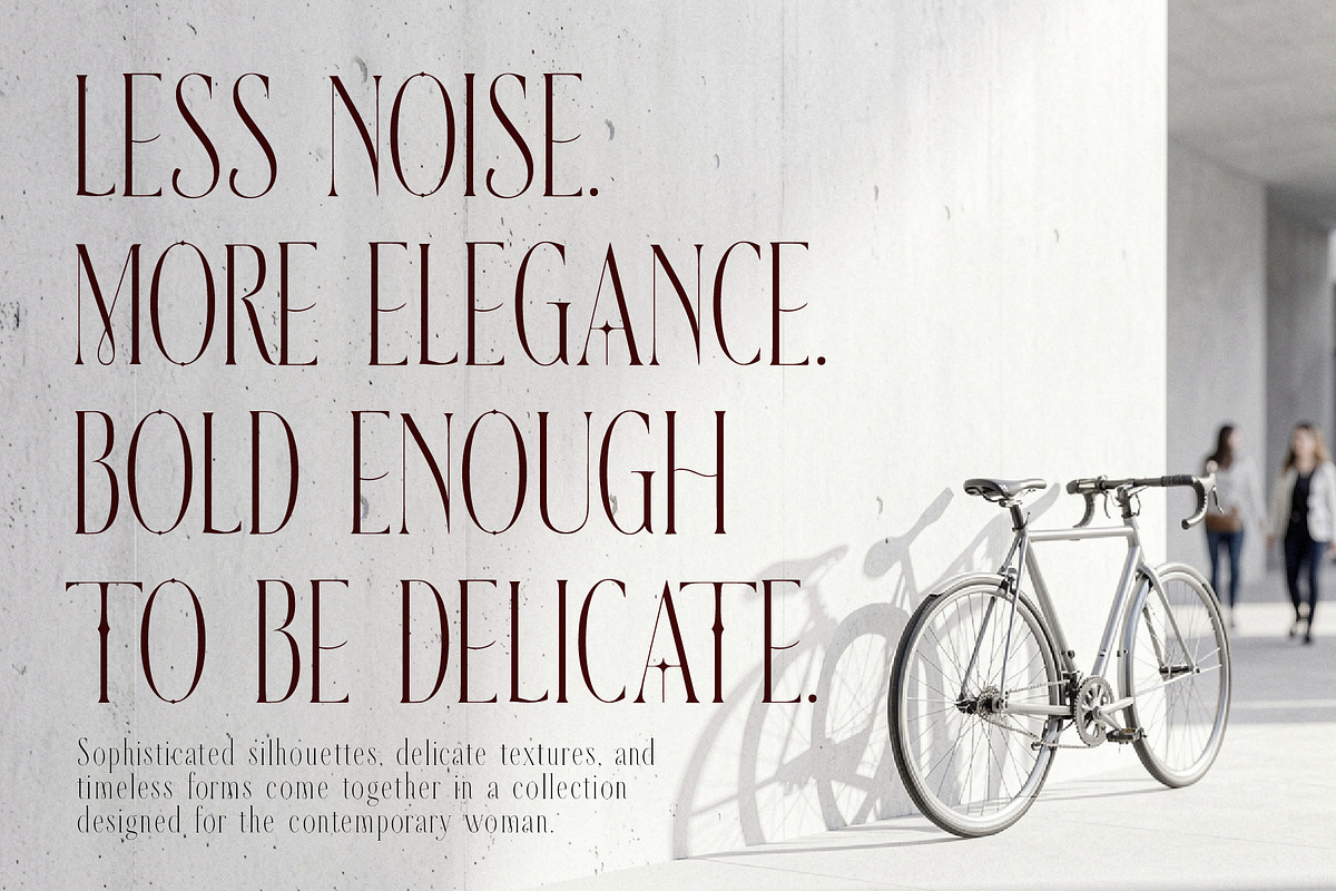 ZAWERMES - Thin Lines Elegance, a Serif Font by HypeWorksCo (Photo 19 of 21)