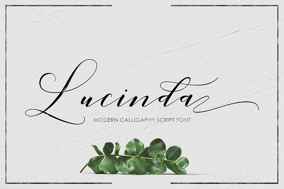 Lucinda Script preview 8