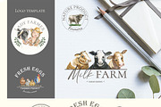 Country life, an Animal Illustration by Love Watercolor Store (Thumbnail 3 of 9)