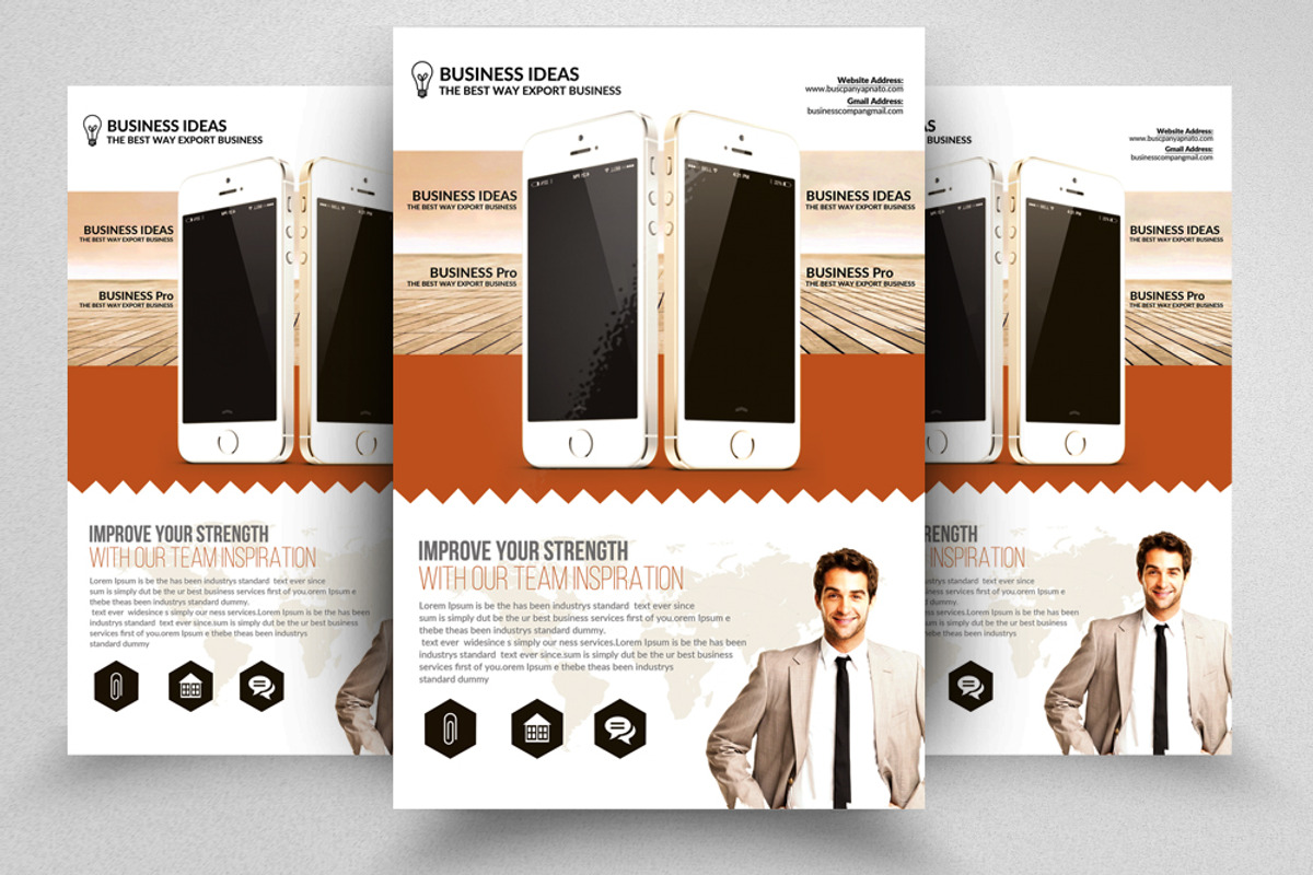 100 Business Flyers Mega Bundle, a Flyer Template by Design Up (Photo 28 of 100)