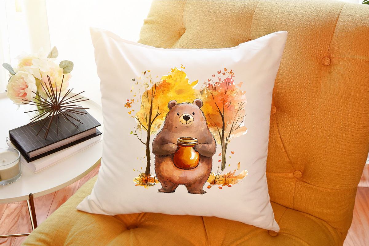 Autumn Animals Clipart, Fall Clipart, an Illustration by Sublimation Artist (Photo 6 of 6)