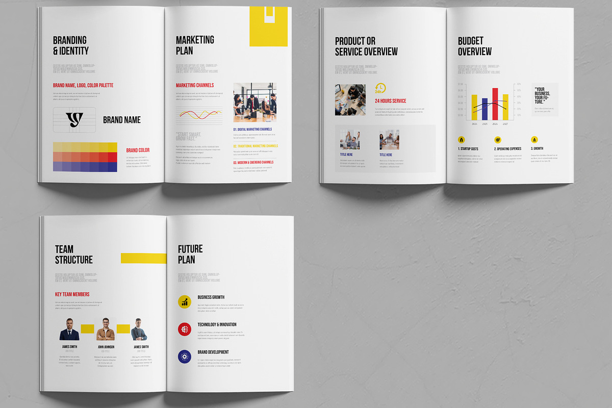 Business Startup Book Layout preview 3