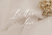 Bitter Love - Modern Calligraphy, a Script Font by Bale Type (Thumbnail 1 of 10)