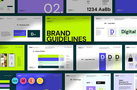 Digital | Brand Guidelines, a Presentation Template by Studio Industry