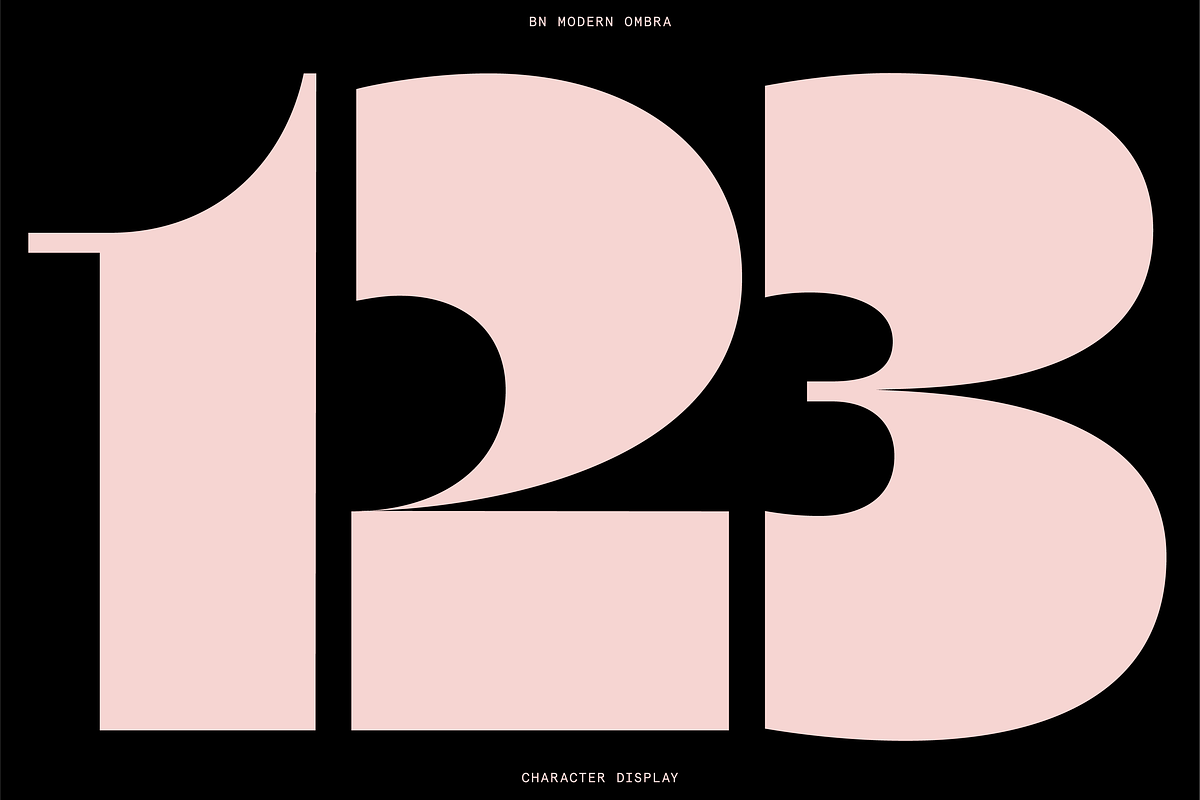 Modern Ombra - Quirky Display Font, a Sans Serif Font by Bnick (Photo 6 of 11)