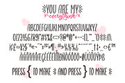 you are my everythink, a Script Font by N (Thumbnail 9 of 12)