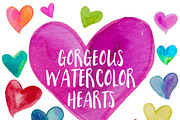34 Watercolor Heart .PNG Files, an Object Graphic by kissandmockup (Thumbnail 1 of 5)