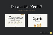 Zerifa – Serif Monogram Font, a Serif Font by Monogram World (Thumbnail 23 of 23)