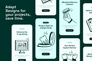 Dentist Doodle Icon, an Outline Icon by Vectors Market (Thumbnail 4 of 6)