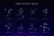 Bubble Photoshop Brushes, a Brush Add-On by Andrew Skoch Design (Thumbnail 2 of 2)
