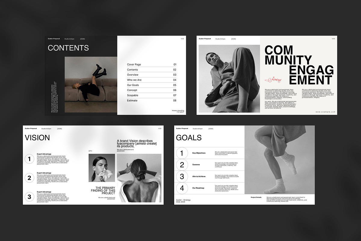 Guider Brand Strategy Presentation, a Presentation Template by Studio Artisan (Photo 7 of 8)