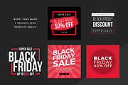 Ultimate Black Friday Social Media, a Social Media Template by MinimalStudioCo (Thumbnail 40 of 67)