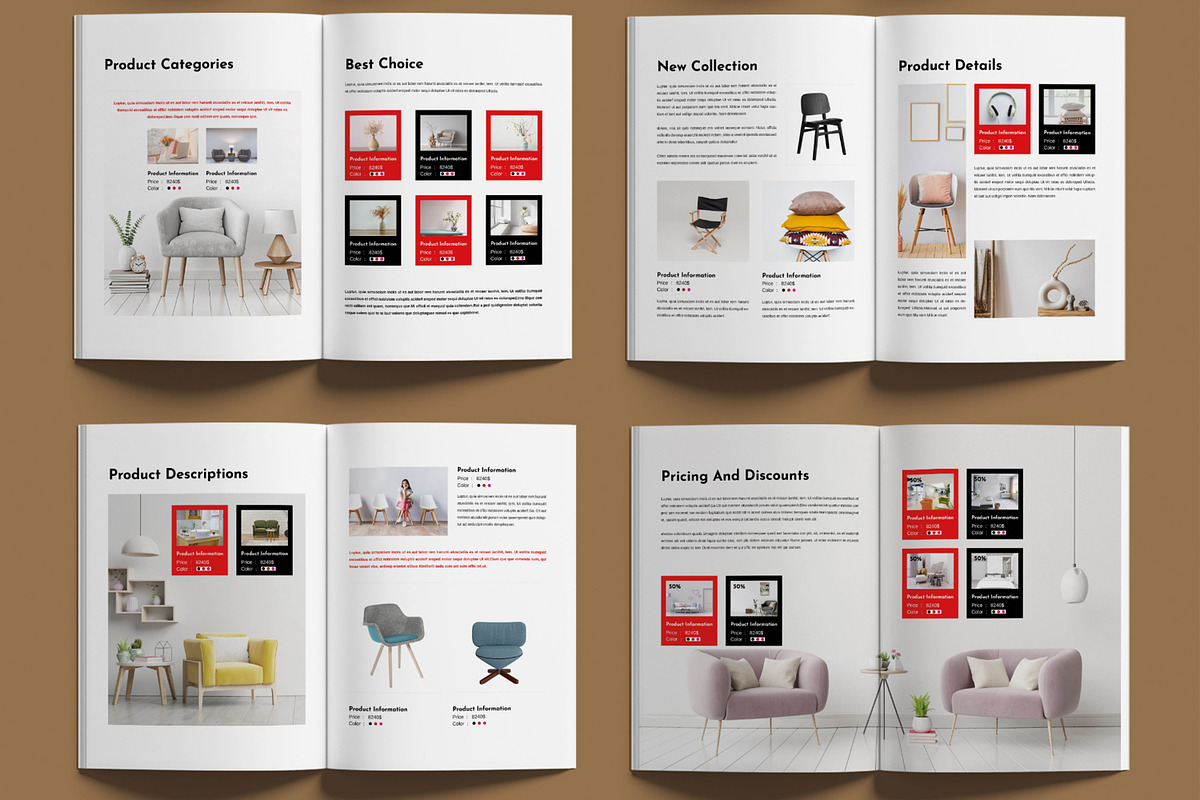 Catalog Brochure Template Layout, a Brochure Template by MightyDesign (Photo 3 of 6)
