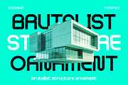 Vexorium Modern Experimental Font, a Font by PutraCetol Studio (Thumbnail 3 of 5)