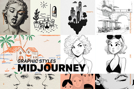 72 Graphic SREF for Midjourney, an Object Graphic by nadispasibenko