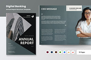 Digital Banking Annual Report V1, a Brochure Template by productype1 (Thumbnail 1 of 6)