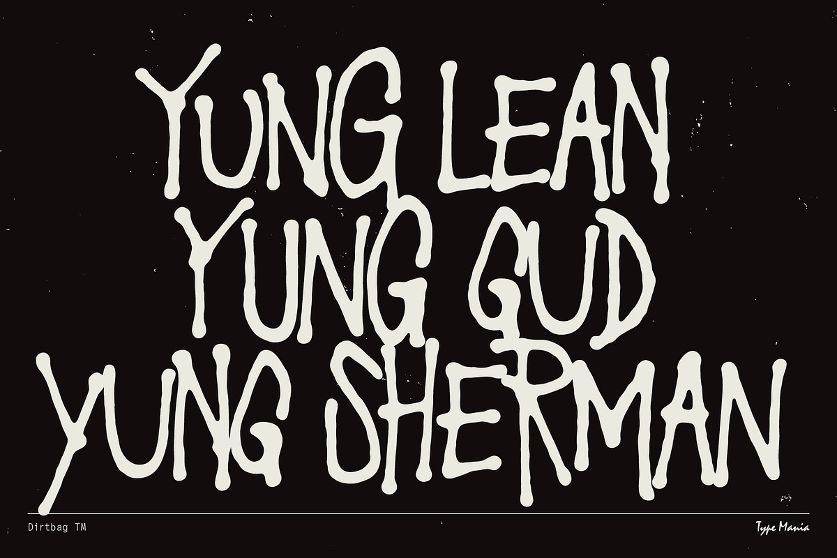 Dirtbag TM – Loose Script, a Handwritten Font by Type Mania (Photo 8 of 11)