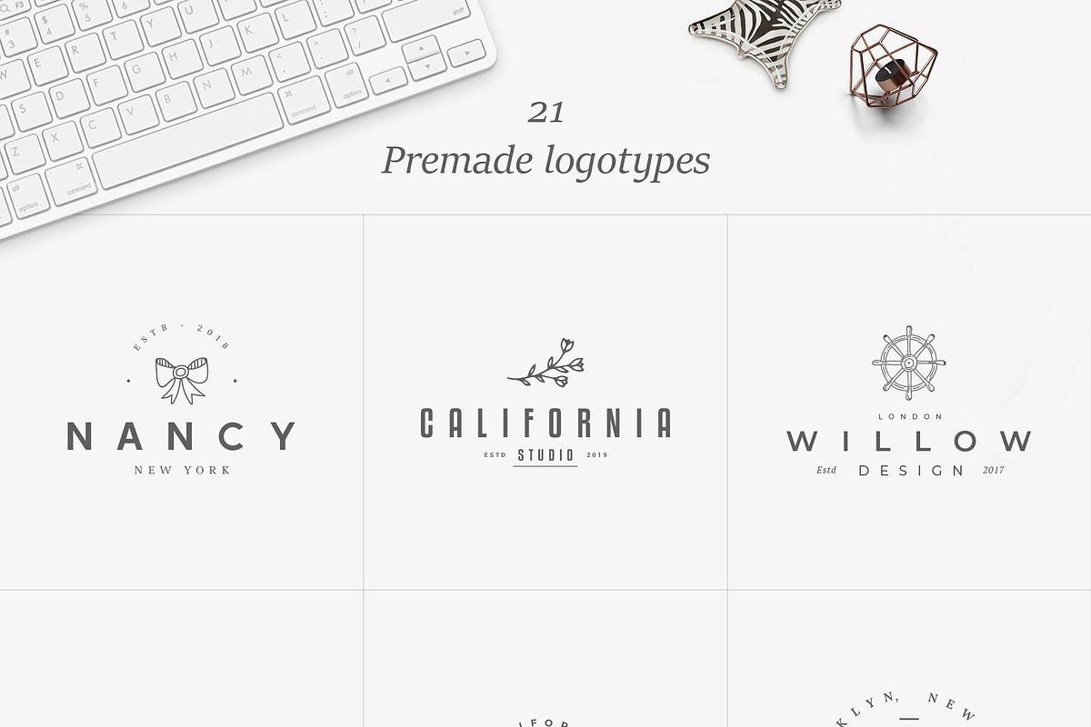Trendy Logo Creator, a Branding & Logo Template by Pixavics (Photo 3 of 9)