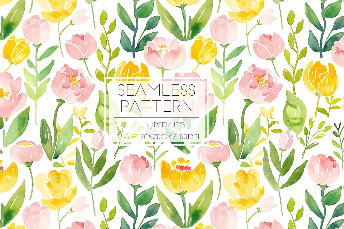 Lovely Light Watercolor Flower, a Decorative Illustration by yahu88studio (Photo 1 of 6)