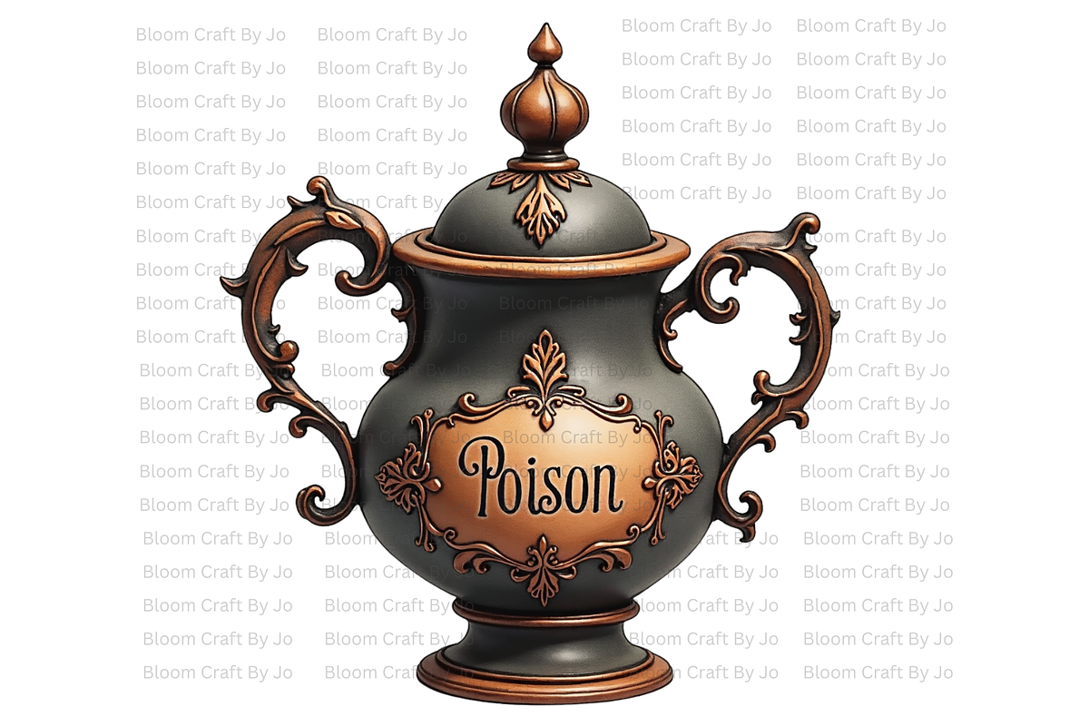 Potted Gothic Plants, a Decorative Illustration by Bloom Craft Creations (Photo 3 of 12)