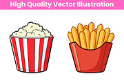 Food & Dessert Clipart Bundle, a Food Illustration by Awieee1 (Thumbnail 4 of 5)