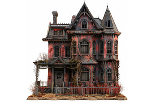 Creepy Victorian Haunted House With