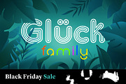 Glück Family, a Sans Serif Font by Etewut (Thumbnail 1 of 6)