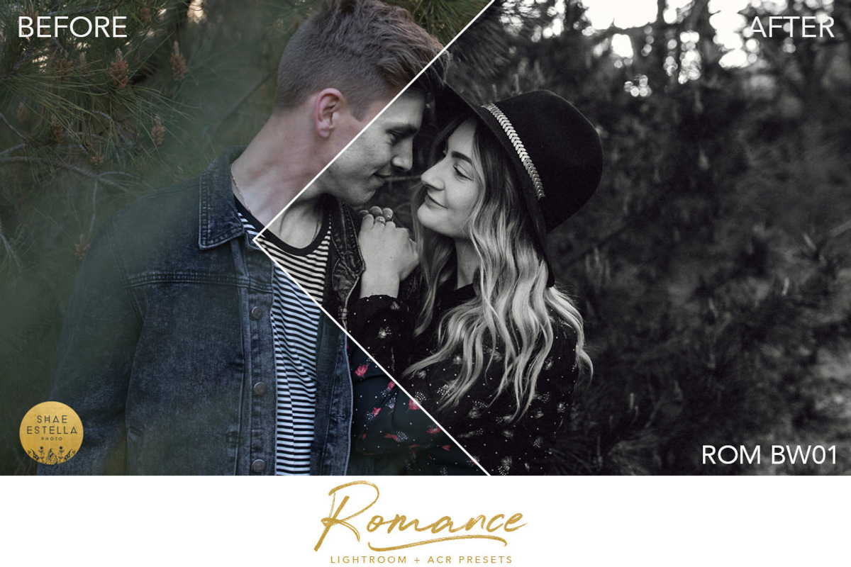 B&W Portrait Presets ACR Lightroom, an Action Add-On by Shae Estella Photo (Photo 4 of 5)