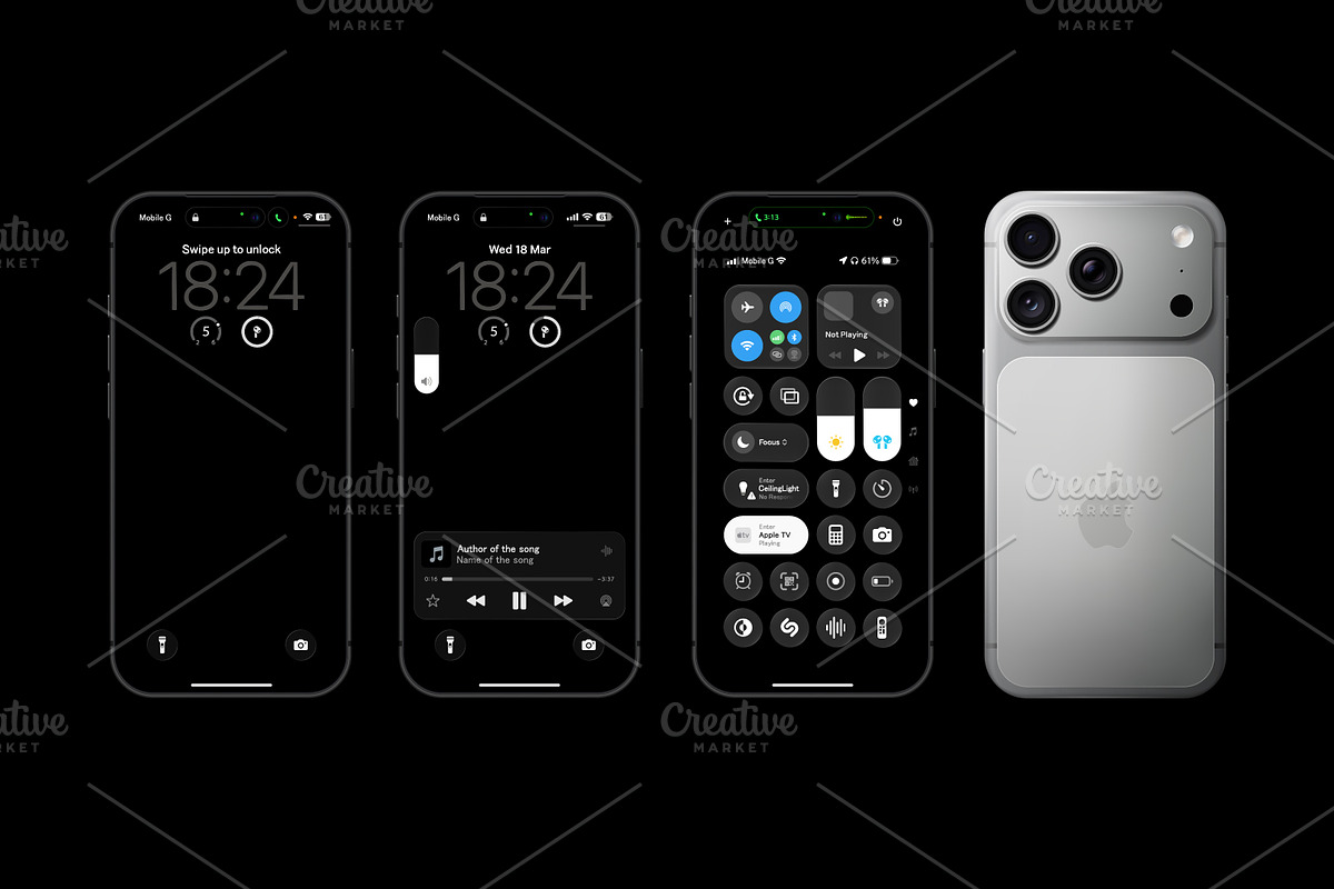 80 Phone mockups 2026 Vector + PNG, an iPhone Mockup by PhotoVector (Photo 7 of 9)