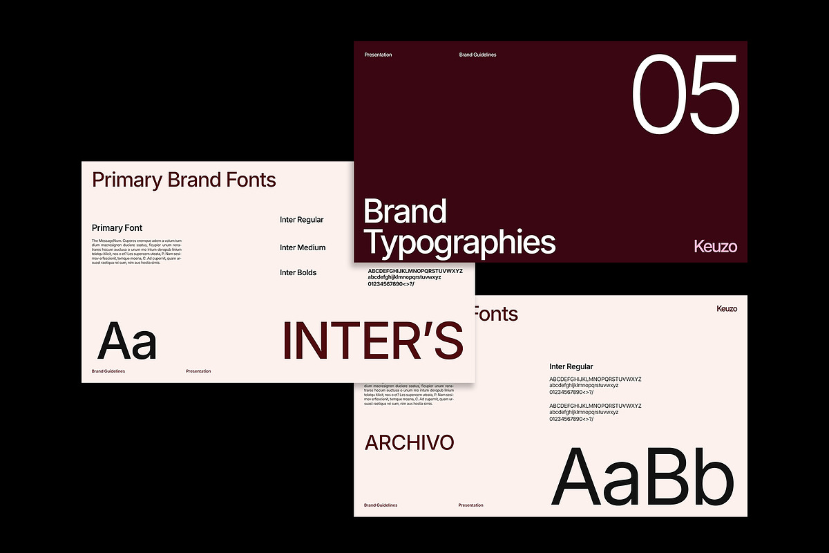 Keuzo - Brand Guideline Presentation, a Branding & Logo Template by Devators (Photo 6 of 7)