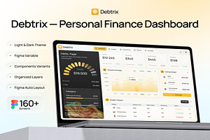 Debtrix — Personal Finance Dashboard