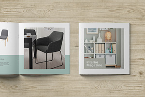 Square Brochure And Catalog Mockups