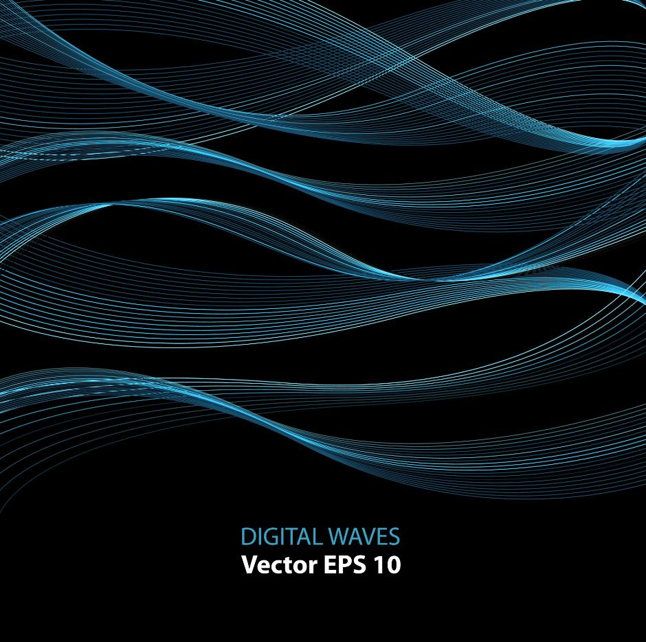 Abstract waves, a Texture Graphic by MalinaShop