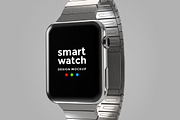 Apple Watch Design Mockup, a Wearable Device Mockup by illustrated (Thumbnail 2 of 5)
