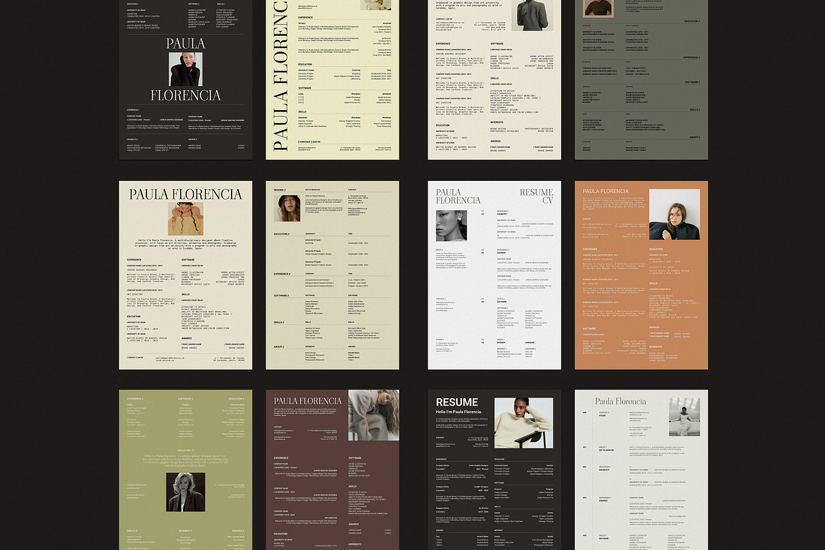 MIA I Resume Kit, a Presentation Template by Studio Brand (Photo 1 of 8)