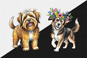 Quirky Dogs Sublimation Clipart, an Illustration by Creative Art (Thumbnail 8 of 10)