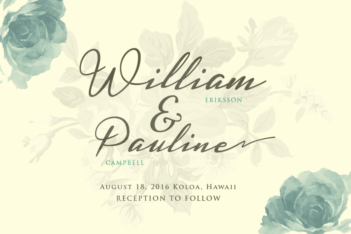 Harmonie Script, a Script Font by ianmikraz (Photo 2 of 5)