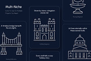 London Icon Art Set, an Outline Icon by Prosymbols (Thumbnail 3 of 8)