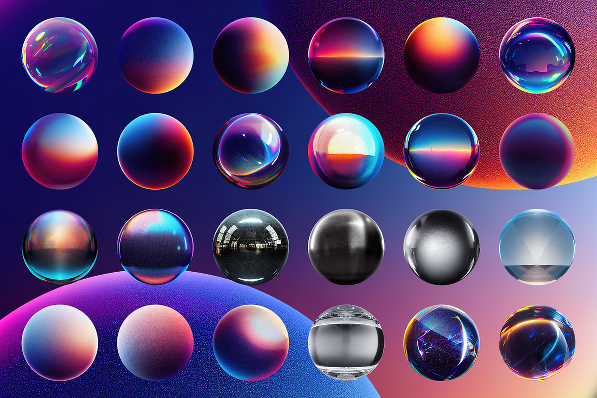 310 Abstract & Sphere PNG Elements, an Object Graphic by Graphicdome (Photo 8 of 52)