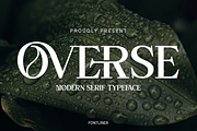Overse - Modern Serif Typeface, a Serif Font by Font Liner (Thumbnail 1 of 12)