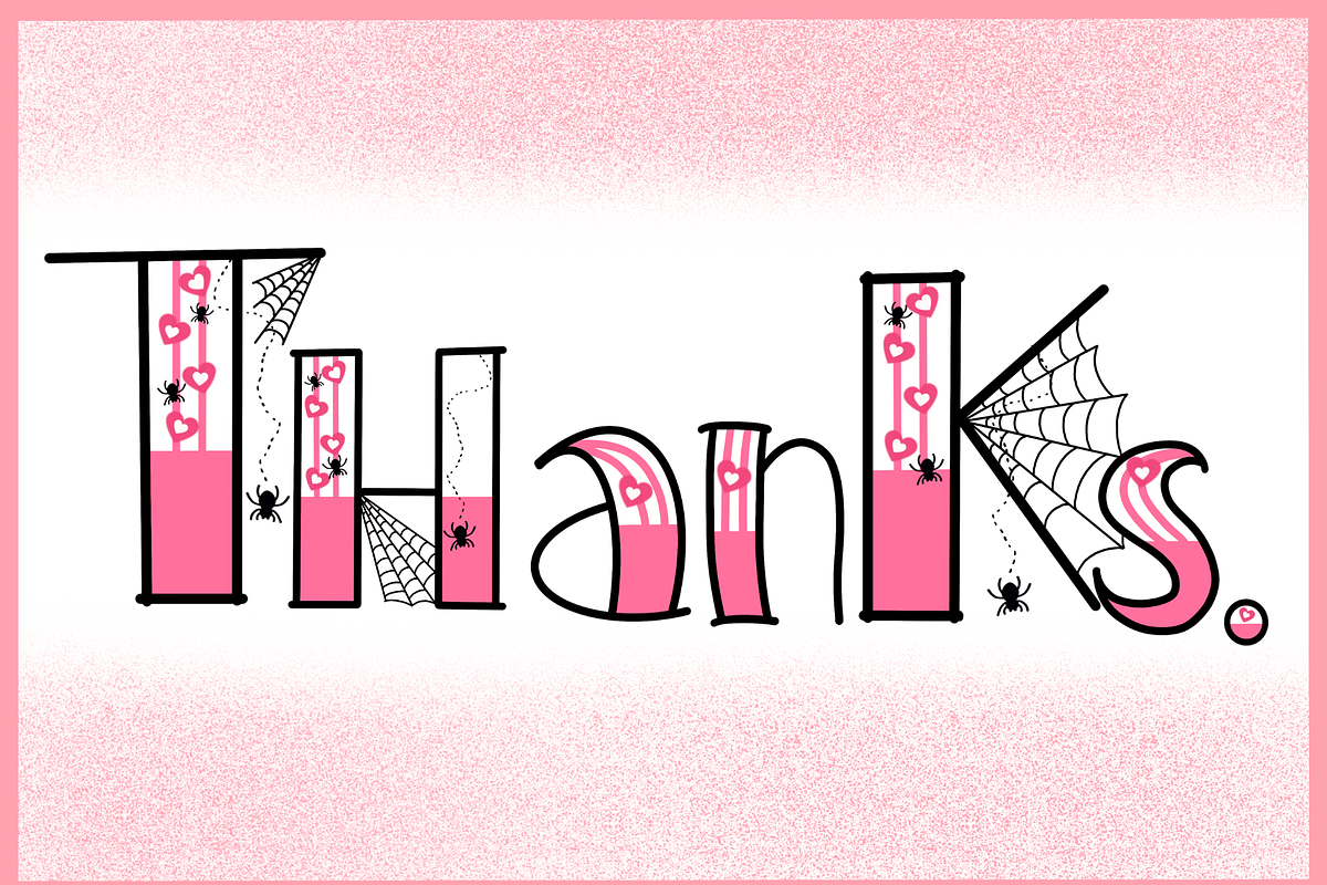 Spiderpink-PNG fonts, a Handwritten Font by It me digital art (Photo 6 of 7)