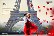 RED Rose Petals photo overlays, an Object Graphic by 2SUNS (Thumbnail 5 of 10)