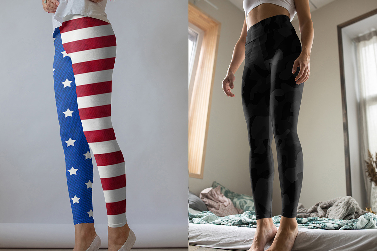 100 Leggings Mock-Up #20, a Bottom Mockup by Freeman Studio (Photo 19 of 58)