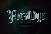 Avestrava Outermost, a Blackletter Font by ilhamtaro (Thumbnail 5 of 11)
